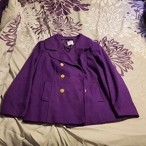 Purple Pea Coat!